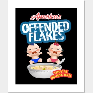 Americas Offended Flakes Posters and Art